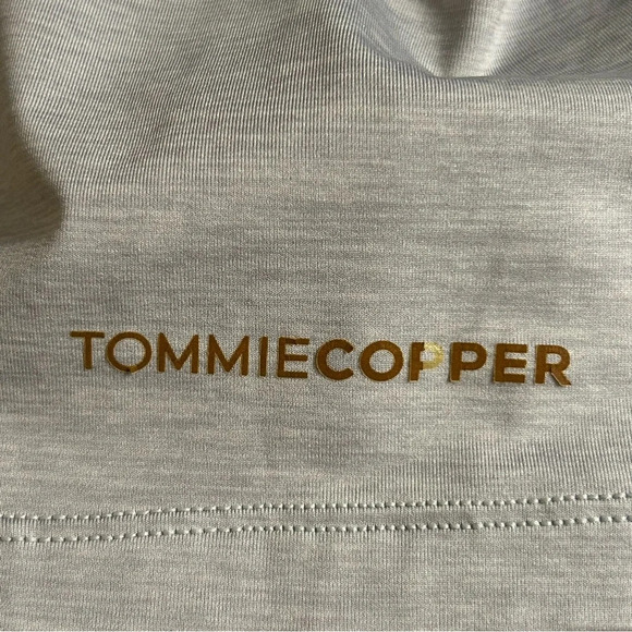 Tommie Copper Cool Copper V Neck Compression Women’s XL Short Sleeve Gray - Picture 4 of 9
